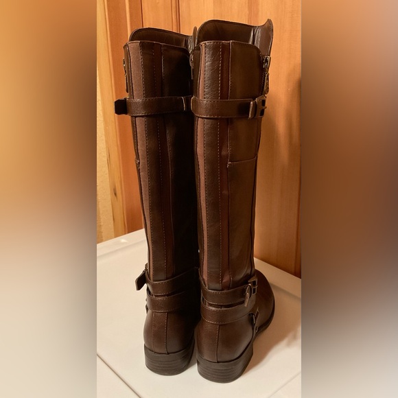 Guess Brown Faux Leather Boots, size: 7M - Picture 6 of 6